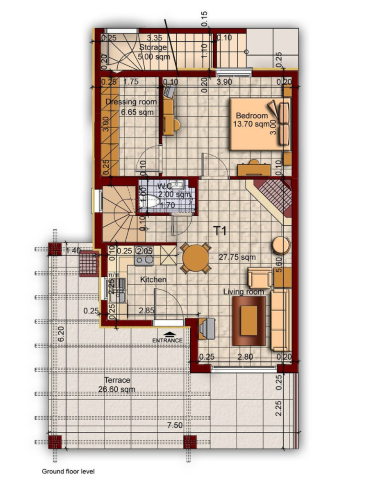 Type 1 Ground Floor